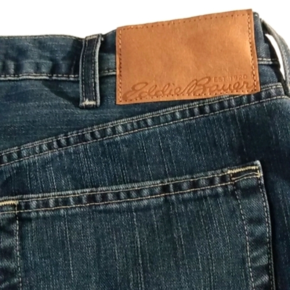 EDDIE BAUER STRAIGHT FIT FLEECE LINED JEANS SIZE 40x32 - Picture 8 of 11